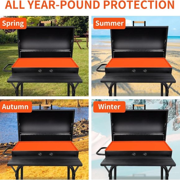 36 Inch Heavy Duty Food Grade Silicone Griddle Buddy Mat - Picture 5 of 11